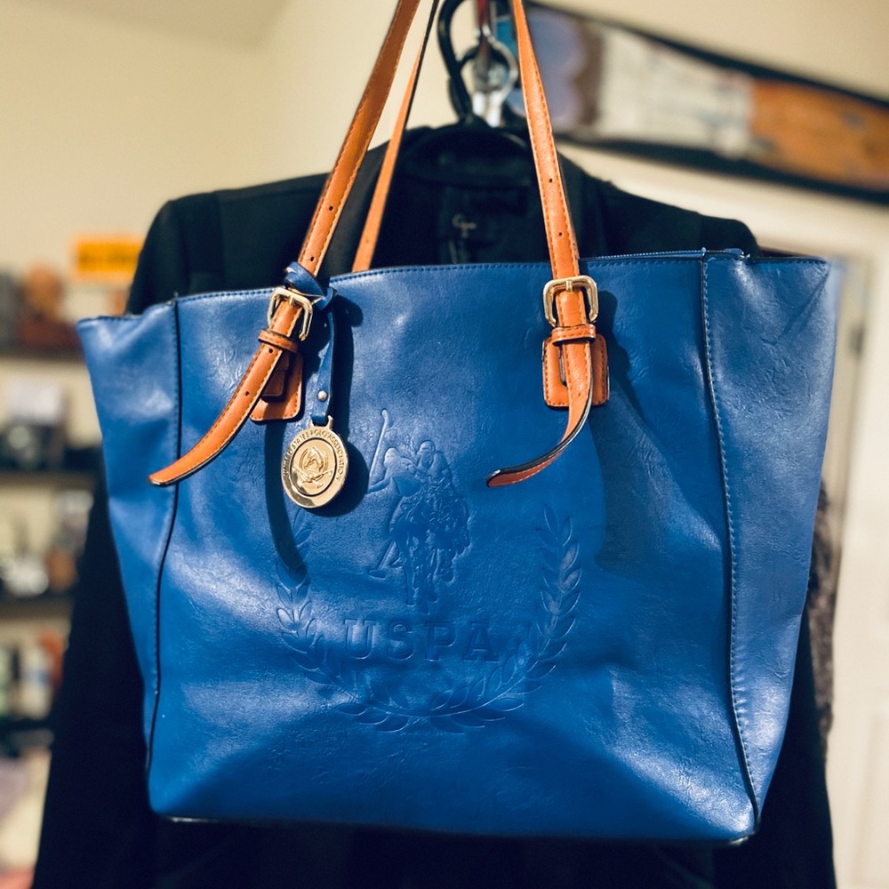 Beautiful blue purse